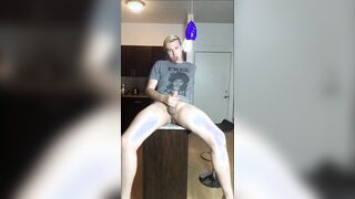 Spunking in The Kitchen