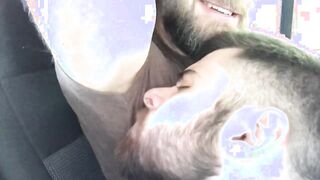 Dad gargles Man’s good-sized trunk in the backseat