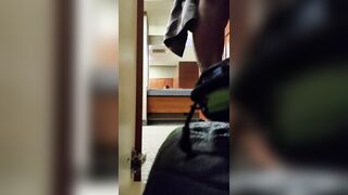 Freeballing in the gym locker #two