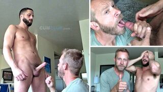 Gulping Haunt Parker  Vocal Fellow Feeds a Jizz Blast  Epic SUCK OFF  + Outtakes