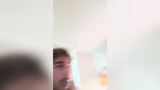 Super-hot Curly Haired Youngster Jizzes Hefty Fountain By Hand job