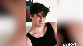 Wonderful Czech twink dude does striptease images