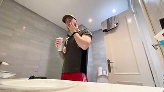 guzzled by showering good-sized