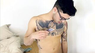 LustForBoys: Tatted Jo Diamond Destroys Skyler Dallons Twinky Backside