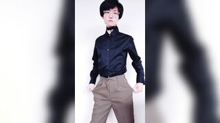 The chief was dressed in fabulous undergarments under his suit and was privately screaming in the lounge.