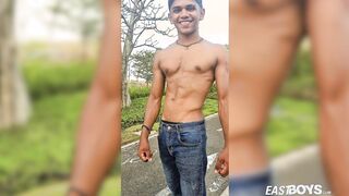 Supah lovely latino fellow with six pack and thick spunk-pump