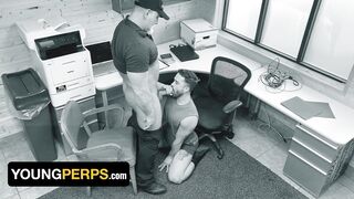 When Jaxon Is Caught Shoplifting, Mall Cop Rick Brings The Perp To The Back Office For Interrogation