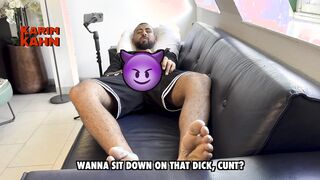 TOES CURL ON MY MASSIVE SOLES WHEN I SHOOT MY ALPHA PLEASURE GEL