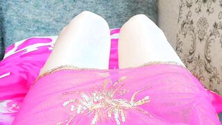 Provocative Crossdresser Toying Harmless But Looking So Filthy