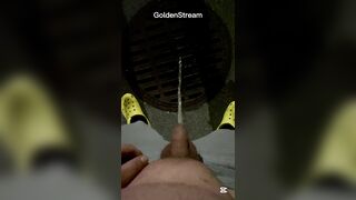 Teenage peeing strenuous at Night