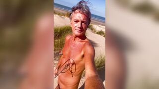 Christopheporn Bare Beach public getting off with nip clothespins