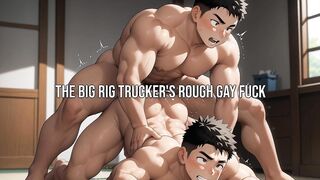 The Immense Equipment Truckers Harsh Homosexual Penetrate