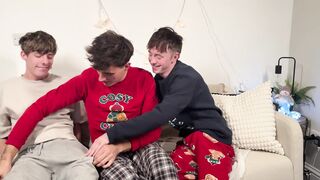 PART 1 christmas flick night turns into 3some