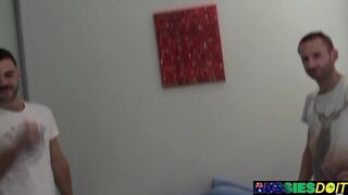 Australian Bottom Lewis Barebacked By Nasty Mason