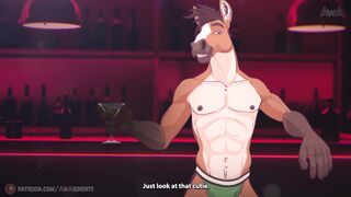 VIGNETTE 02 - Part 1 - Wooly Pony Masturbates Off on a Hook-up Soiree - Wooly Queer Toon