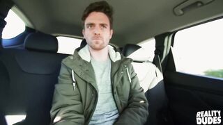 REALITY BOYS - Joey Flashes Off His Humungous Man meat And Gets Romped Stiff For A Free-for-all Taxi Rail